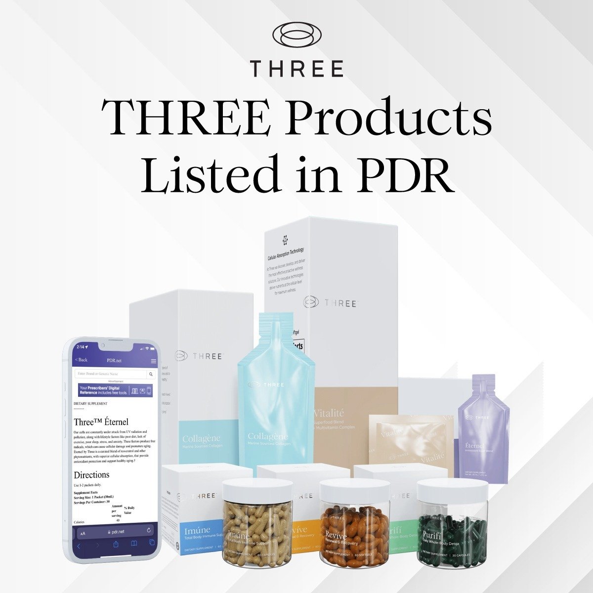 THREE is in the PDR